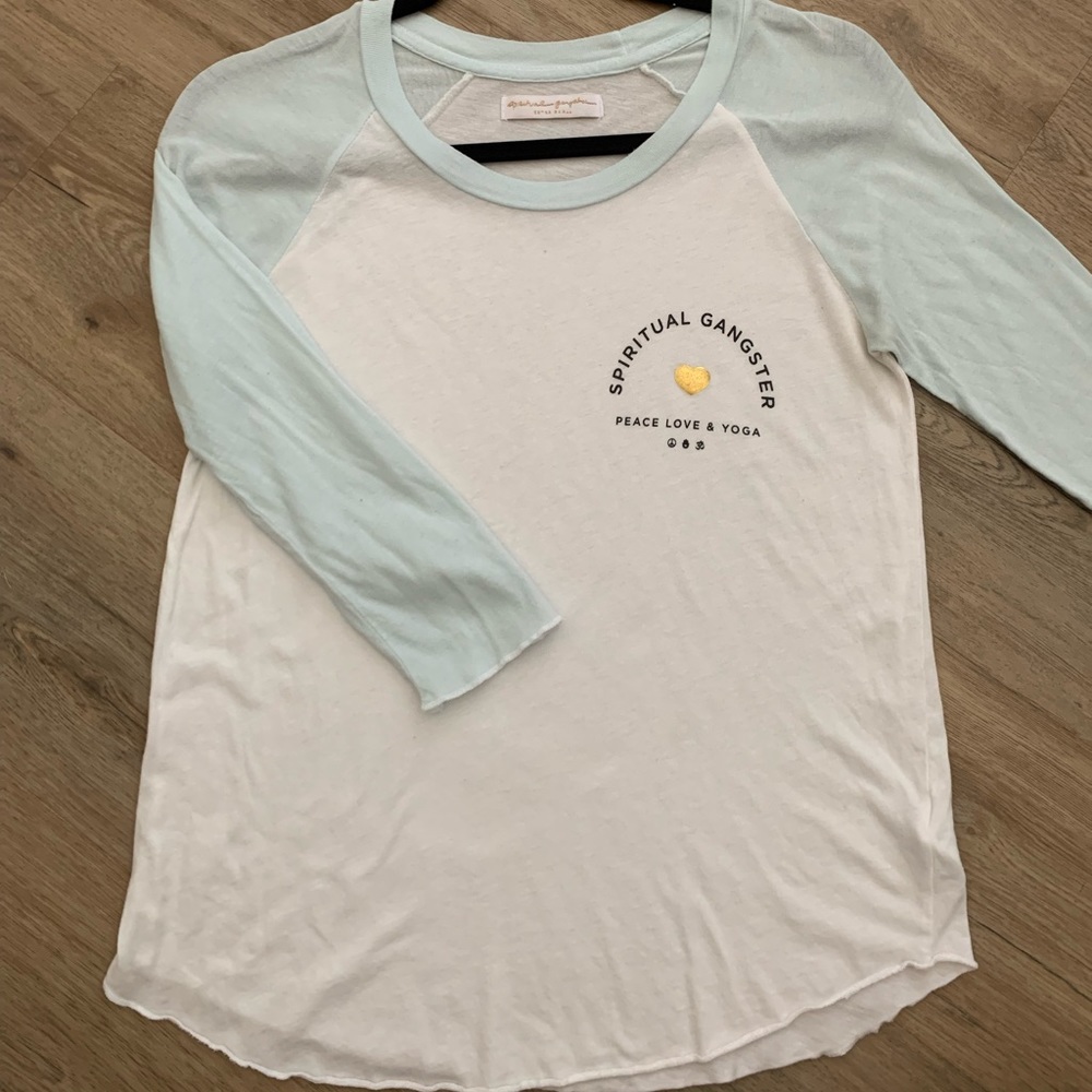 Peace Love Yoga Baseball Tee